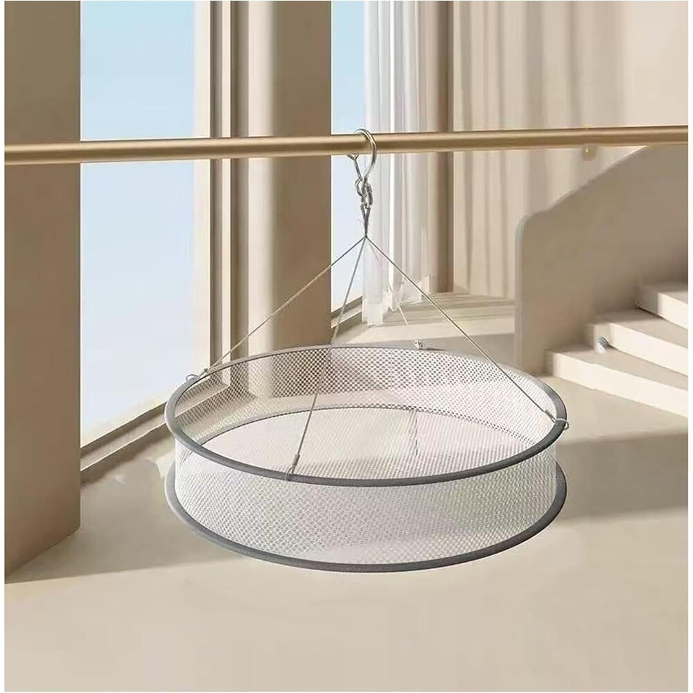 Foldable Sweater Drying Rack Large Mesh Flat Clothes Dryer Stainless Steel
